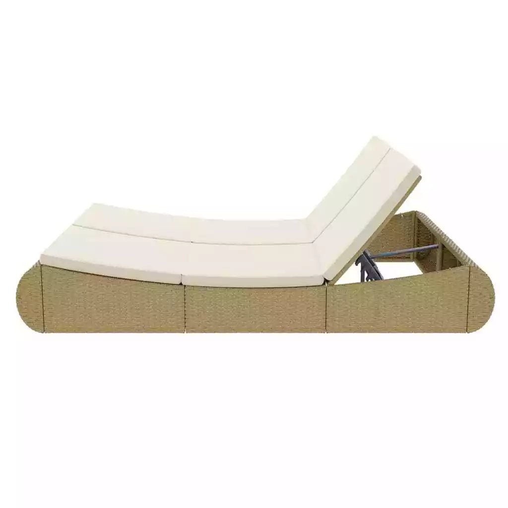 Venetia Beige Polyrattan Daybed