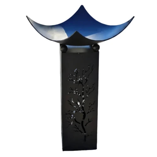 Edessa Designer Birdbath/Feeder. 70cmH, Bowl 42cm wide