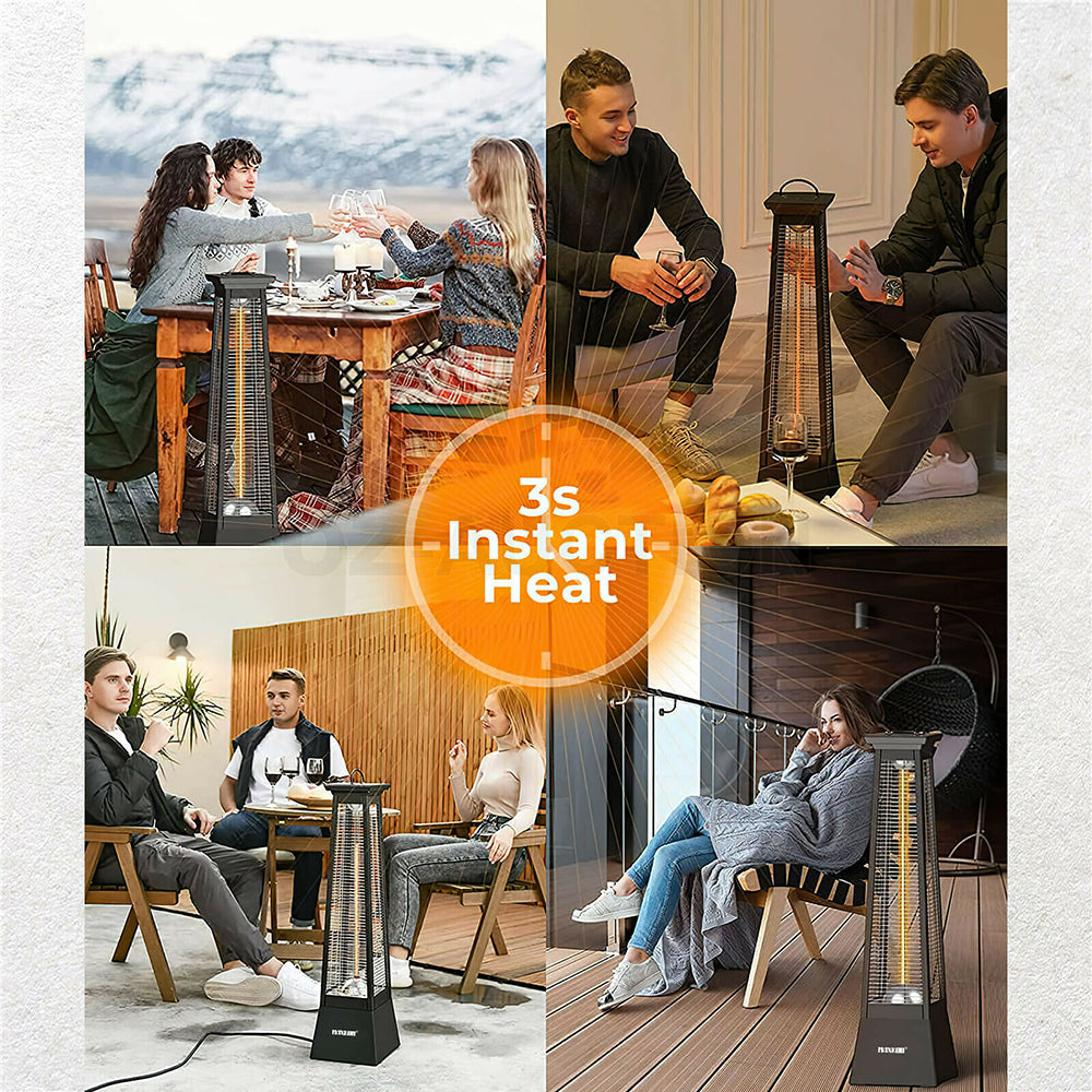 2000W Infrared All Surround Tower Heater - Indoor/Outdoor