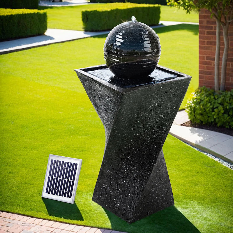 Candelora Solar Fountain w/LED Lights. 85CM