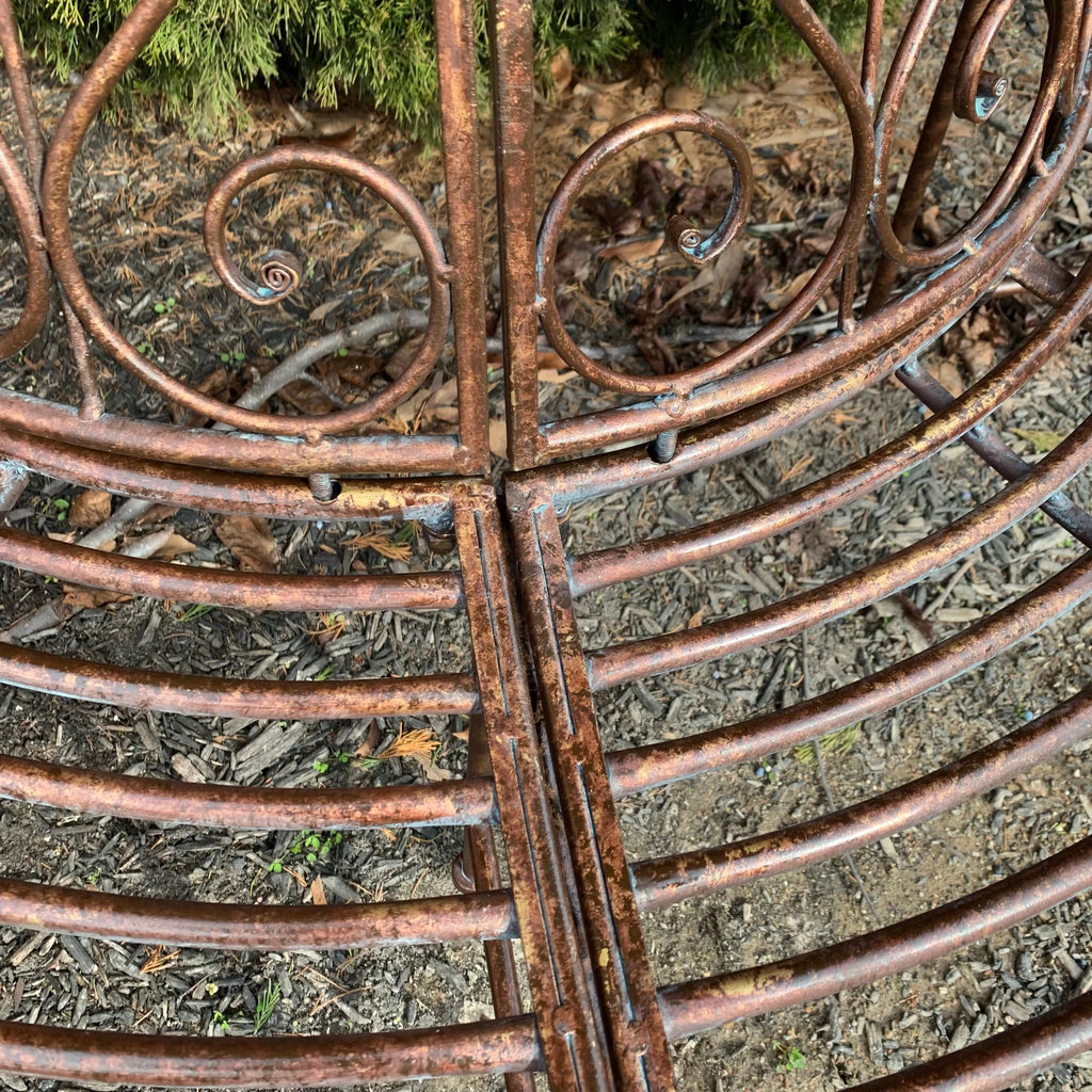 Trocadero Iron Half Tree Surround w/Bench Seat - 3 Colours