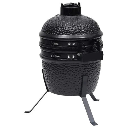 2-in-1 Ceramic Kazuo Portable Barbecue Grill/Smoker