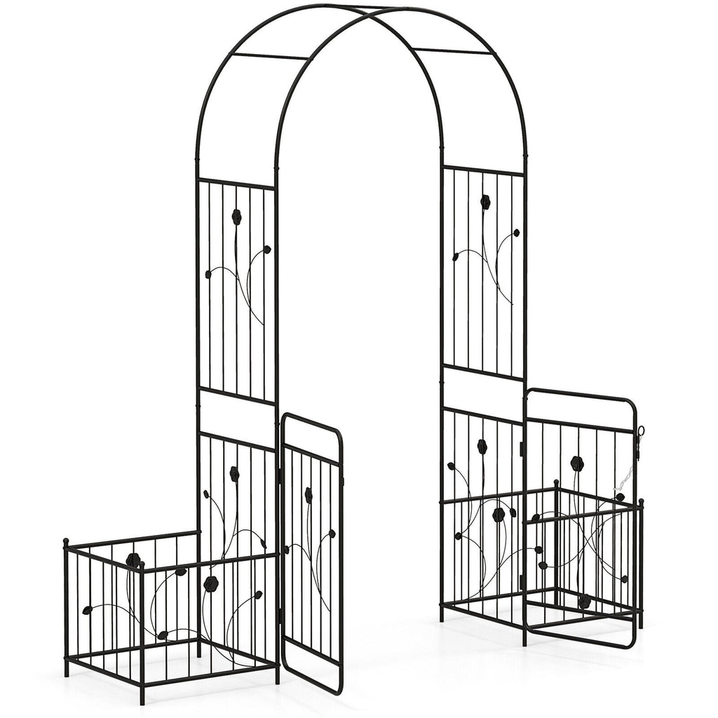 Rochelle 2.2m Garden Arbour/Arch w/Lockable Gate