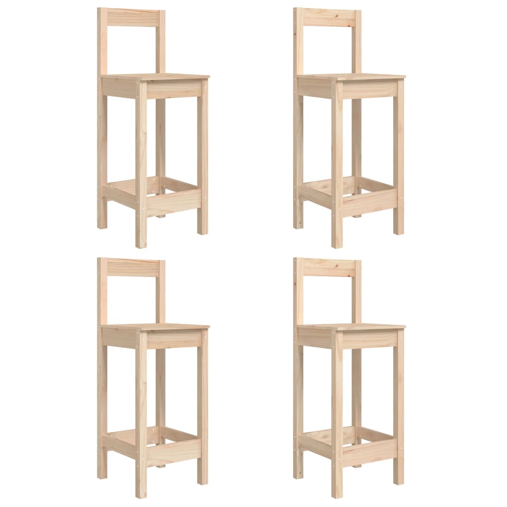 Briony 5pc Garden Bar Set in Solid Pine - 4 Colours