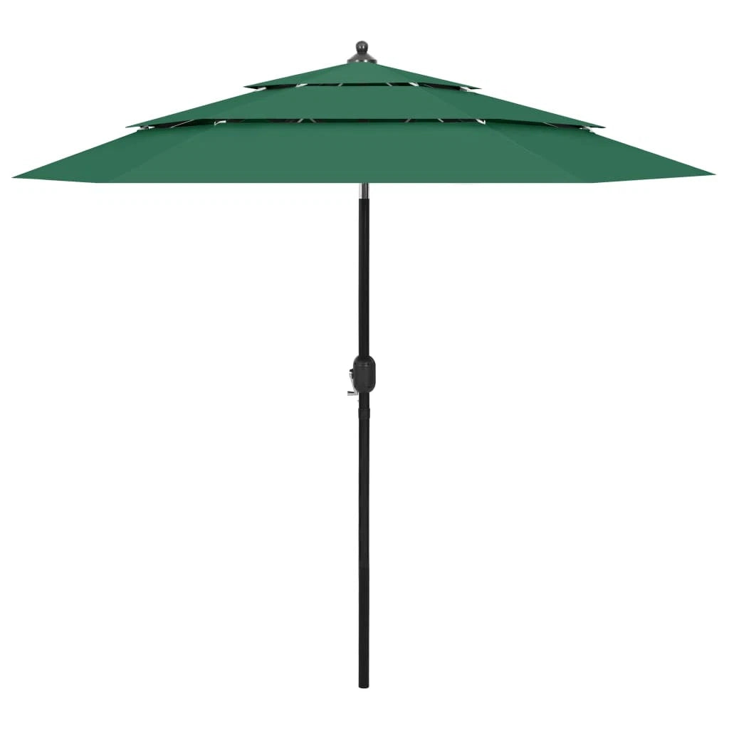 Silla 3-Tier Garden Parasol w/Aluminium Pole