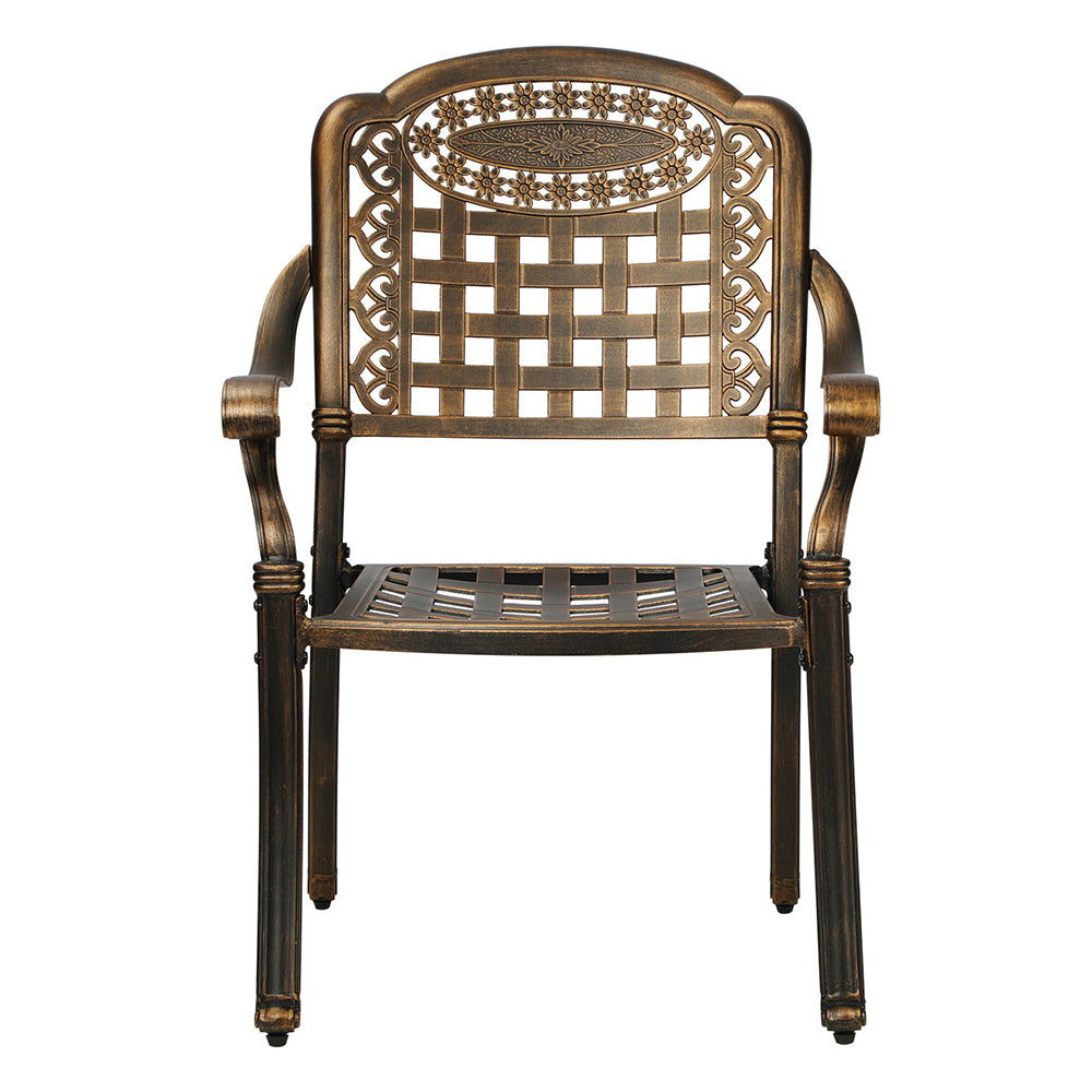 Asha 3pc Aluminium Outdoor Bistro Set