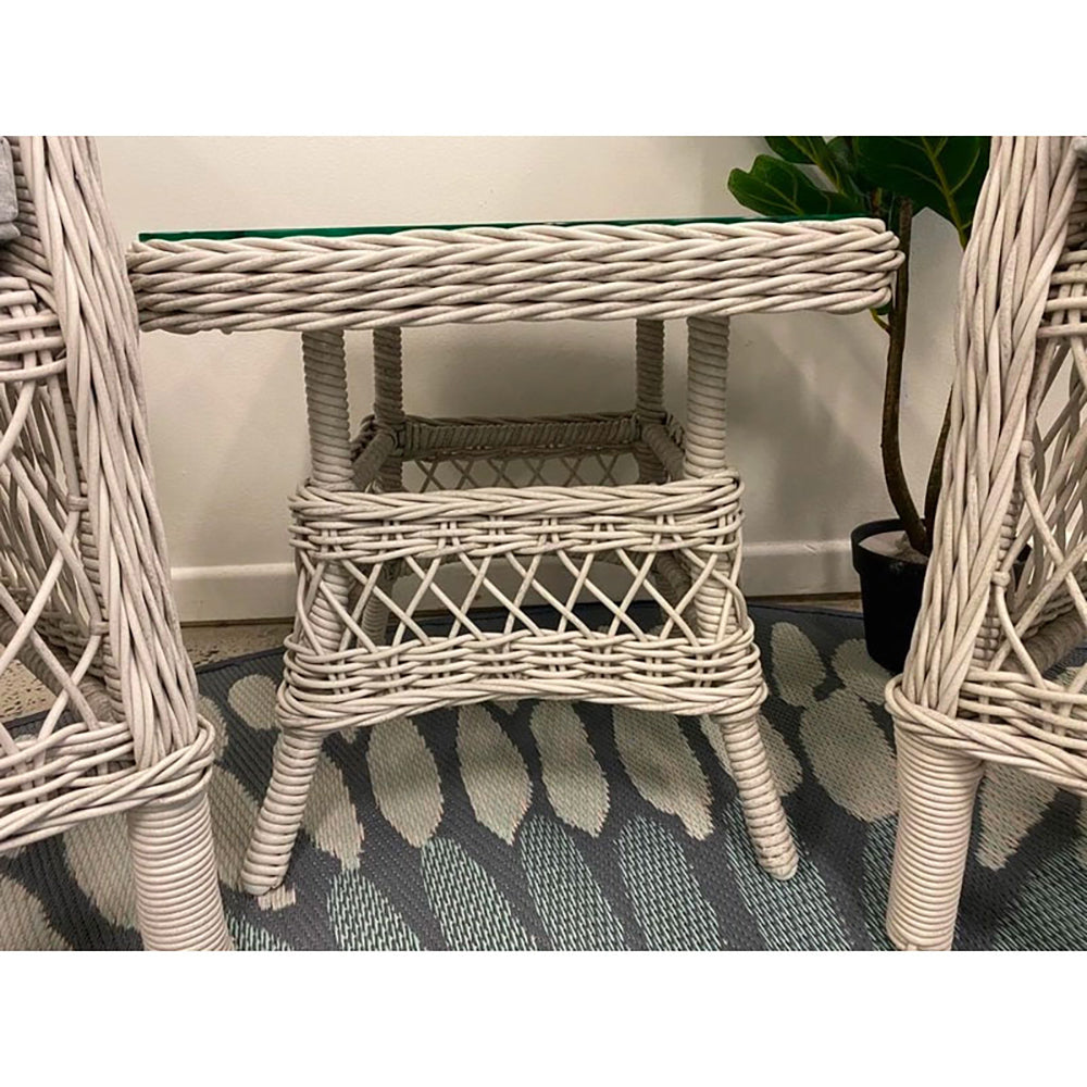 Serafina 3pc Occasional in Surfmist Wicker