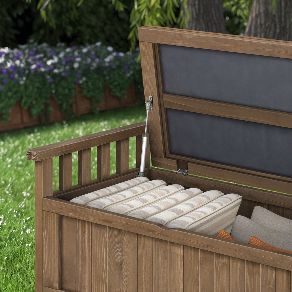 Dayana 2 Seater Outdoor Bench & Storage. 3 Cpls