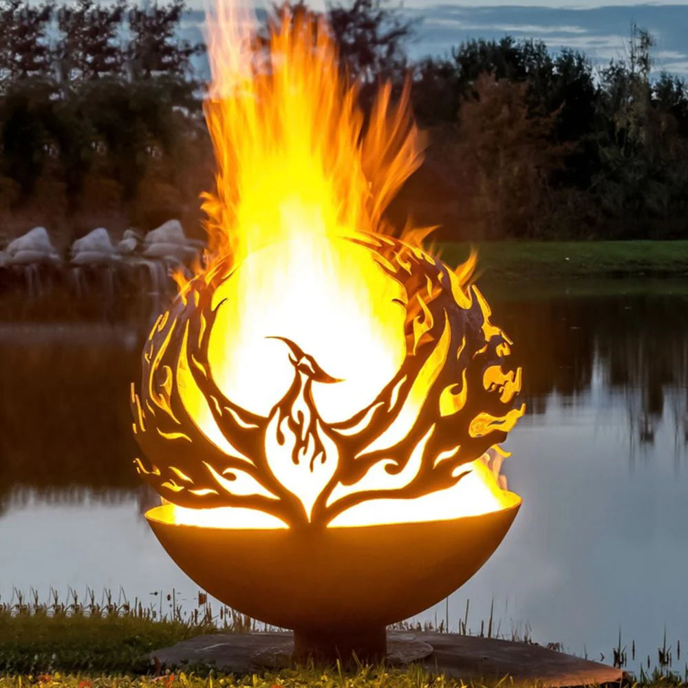 Phoenix Sphere Fire Pit Bowl