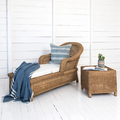 Joyo Classic Woven Cane Lounger