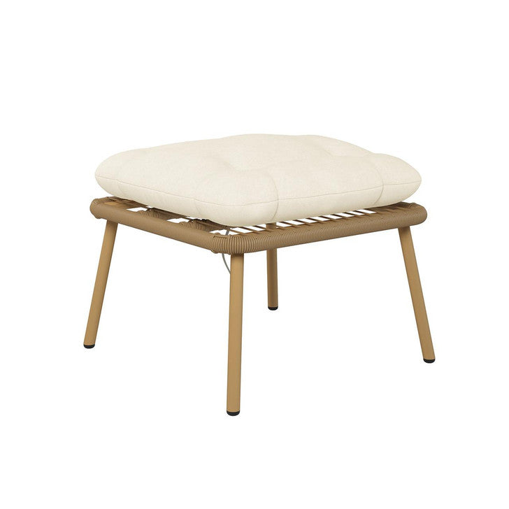 Liliana PE Rattan Outdoor Egg Chair w/ Stool