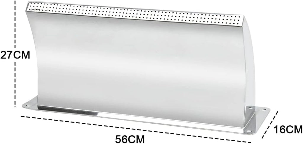 Neptune Waterfall Spillway 56cm W. Stainless St