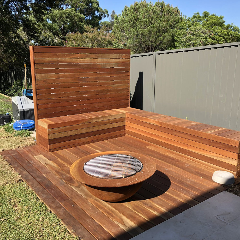 The Osaka Firepit-Coffee Table-Hotplate-Grill