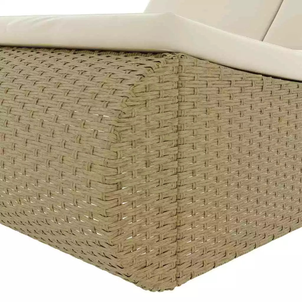 Venetia Beige Polyrattan Daybed