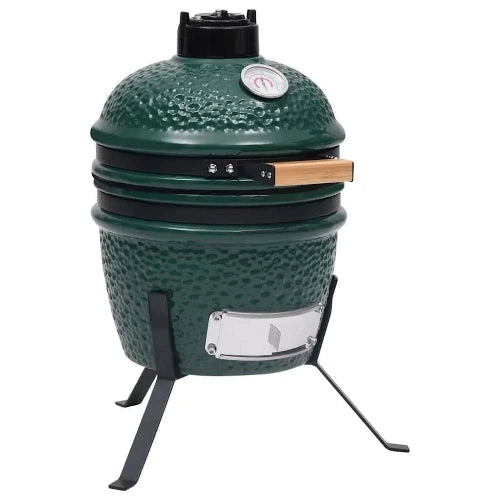 2-in-1 Ceramic Kazuo Portable Barbecue Grill/Smoker
