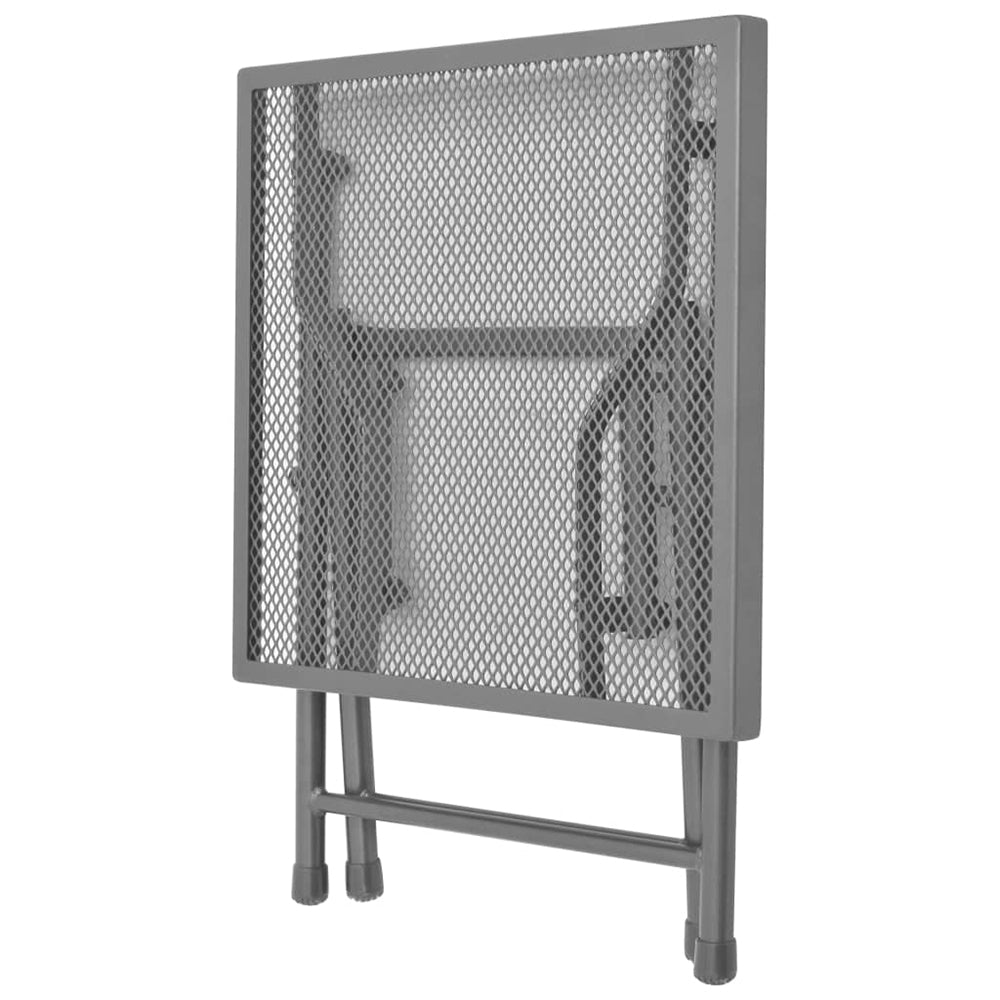 Carrera Set : 2 Steel Mesh Sun Loungers w/Table