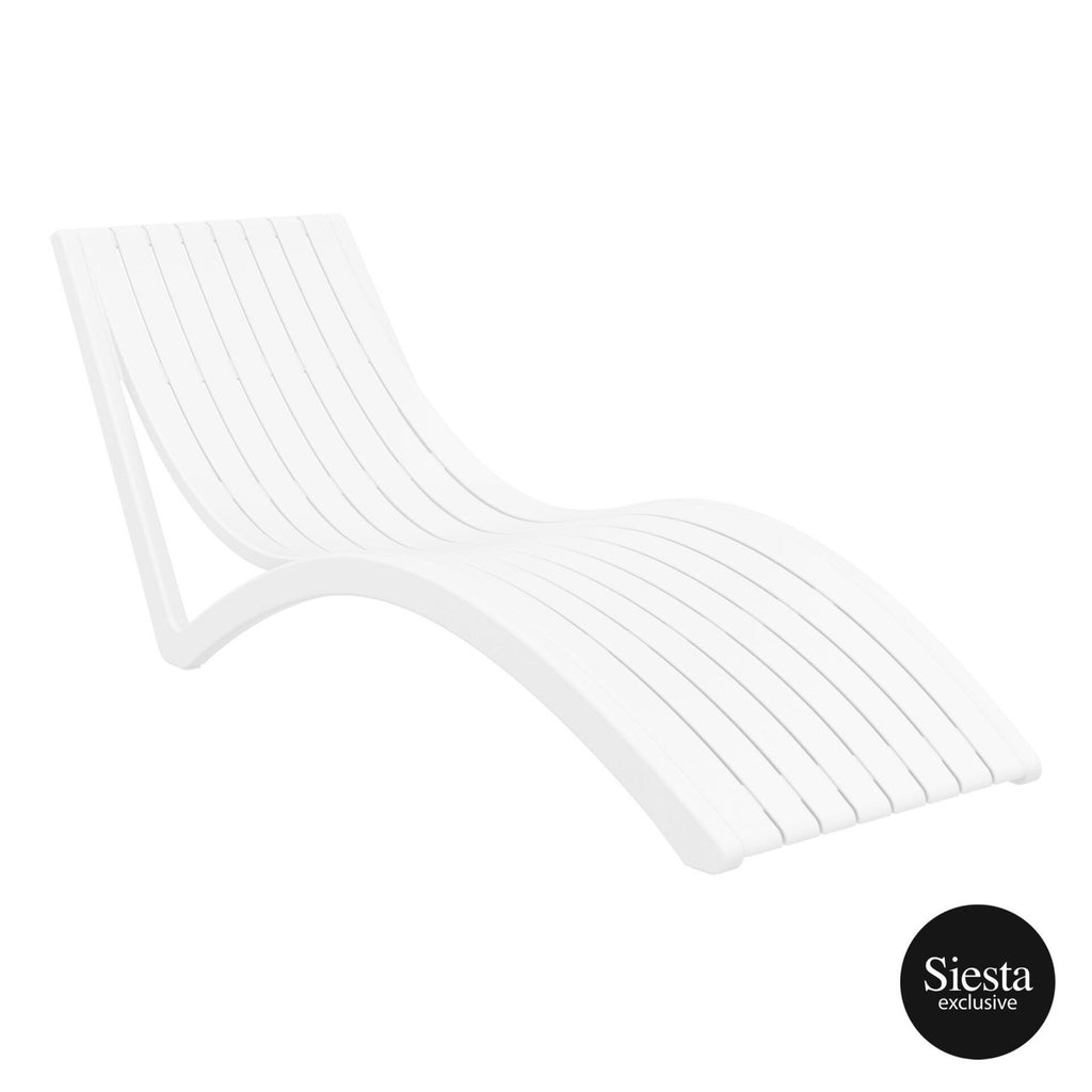 Pair of Cirillo Slender Sun Loungers + Side Table