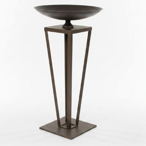 Francoise Metal Birdfeeder/Birdbath. 80cm H