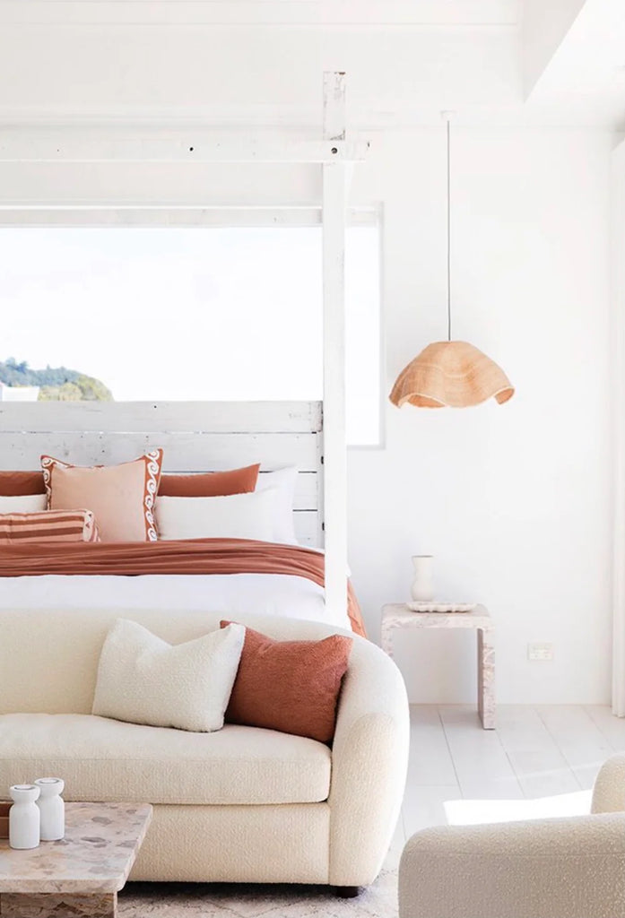 Tiva Dancing Woven Basket Pendant Light - 65-69cms