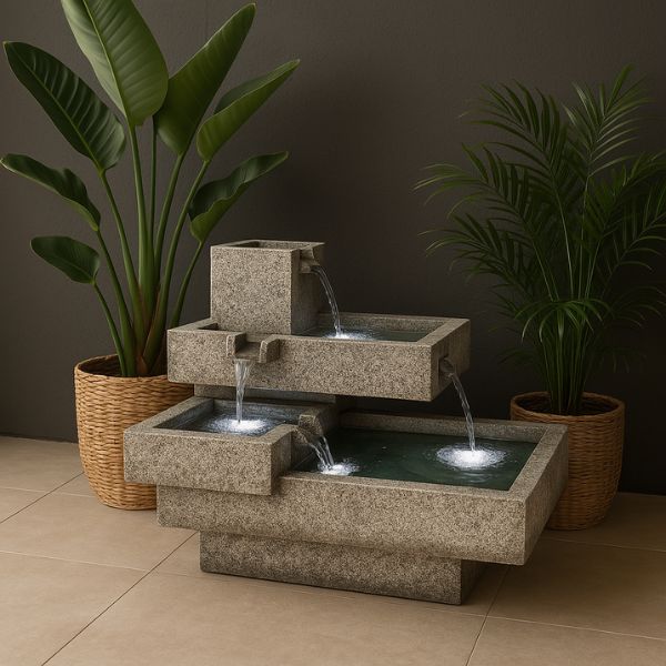 Euphonia Stacked Cascade Water Feature