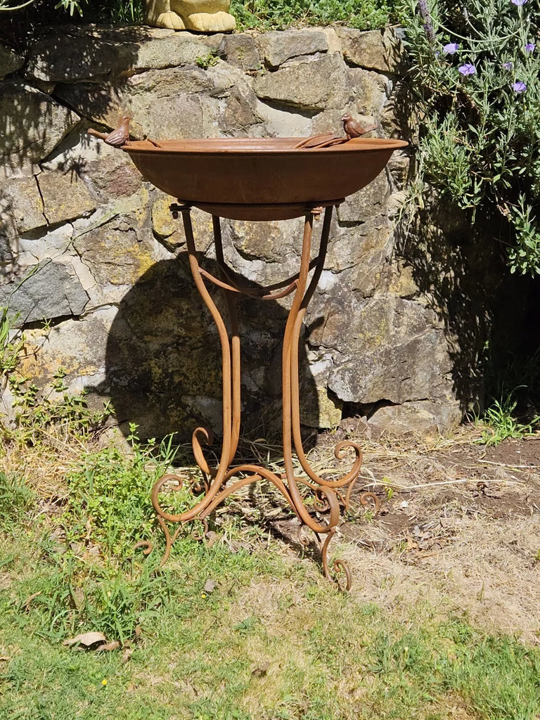 Girolamo Bird Feeder/Bath. 75 cm high. Brilliant Green