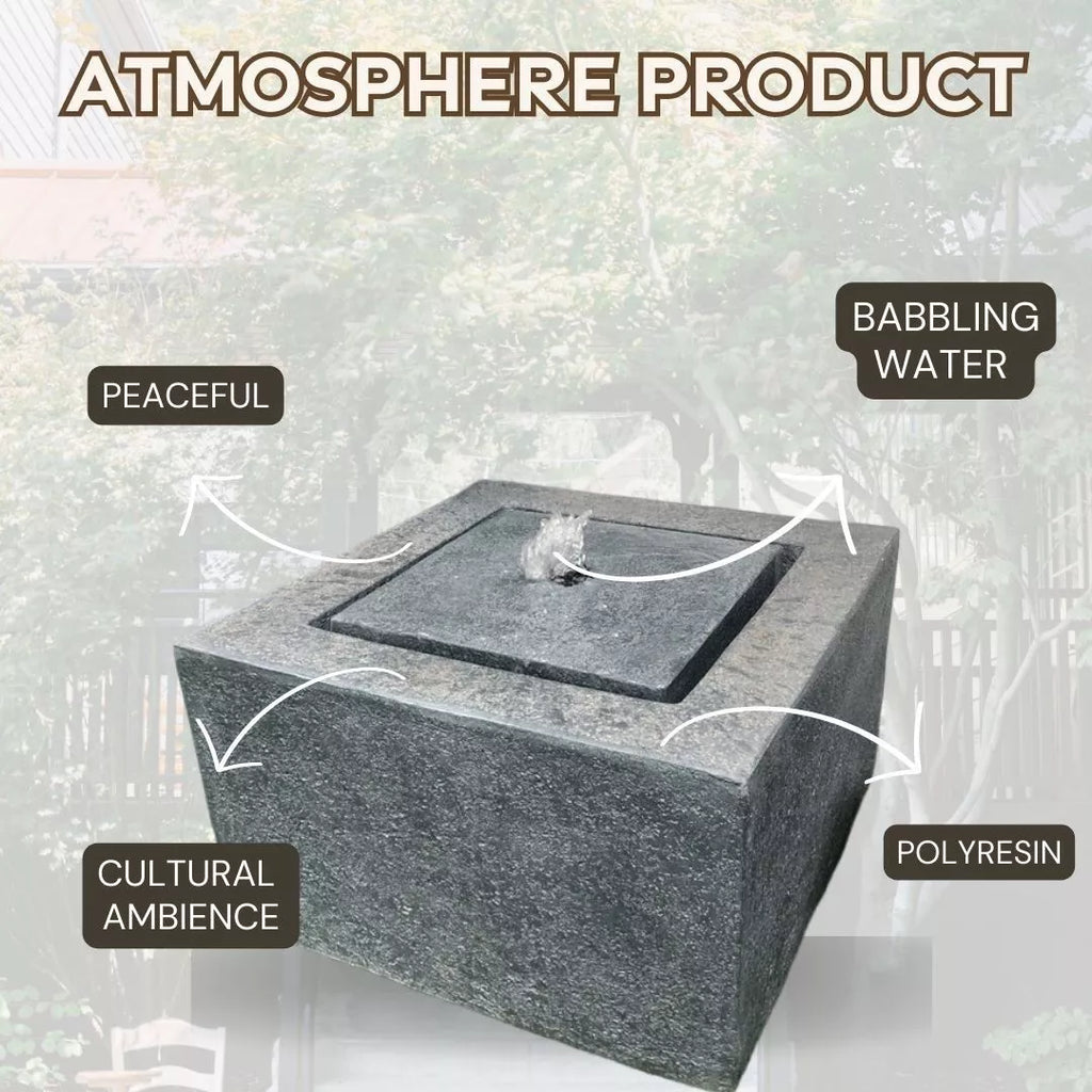 Anacapri Modern Square Water Fountain