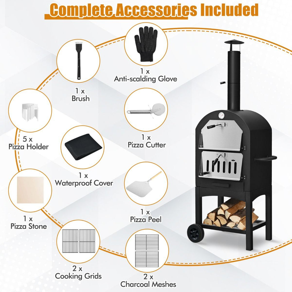 NEO 3-in-1 Wood Fired Pizza Oven /Grill /Smoker