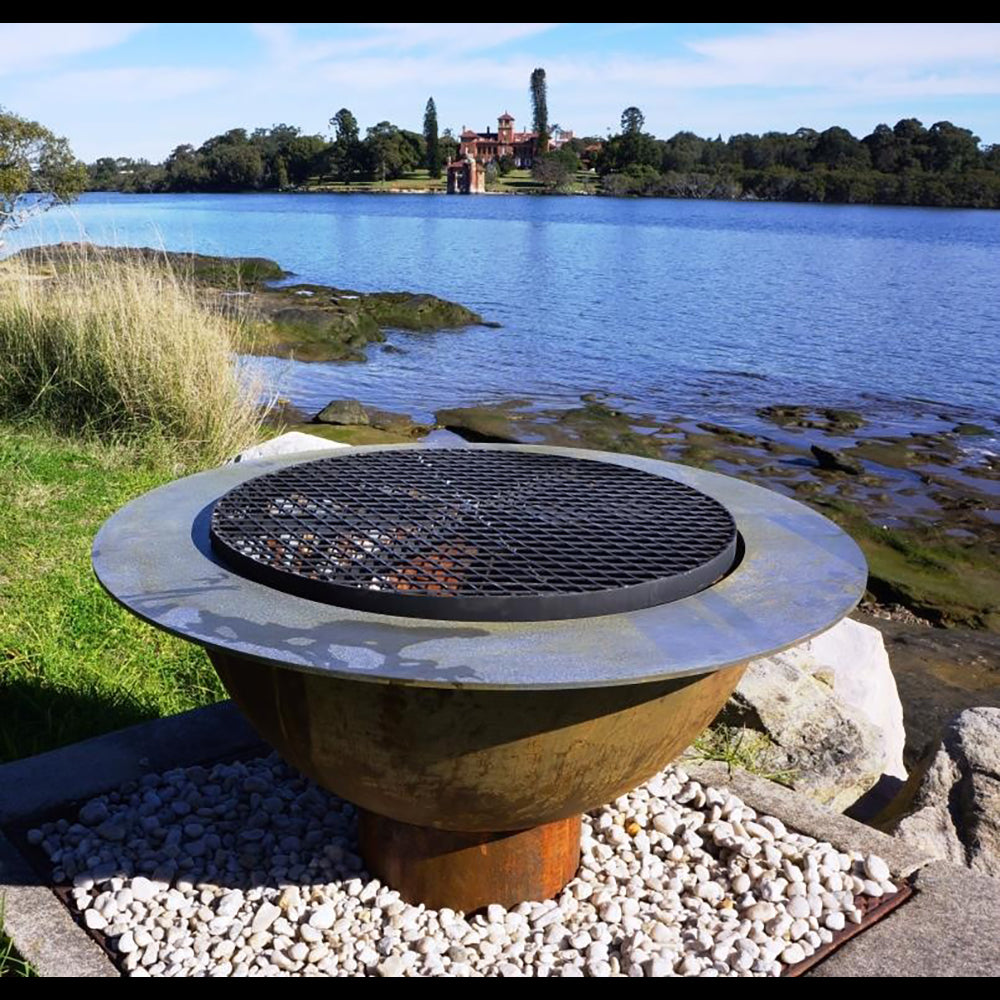 The Osaka Firepit-Coffee Table-Hotplate-Grill