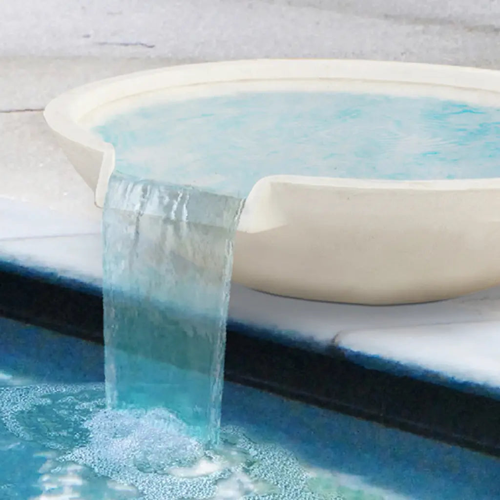 Angeles Wok Bowl with Spillway. 4 Colours. 3 Sizes