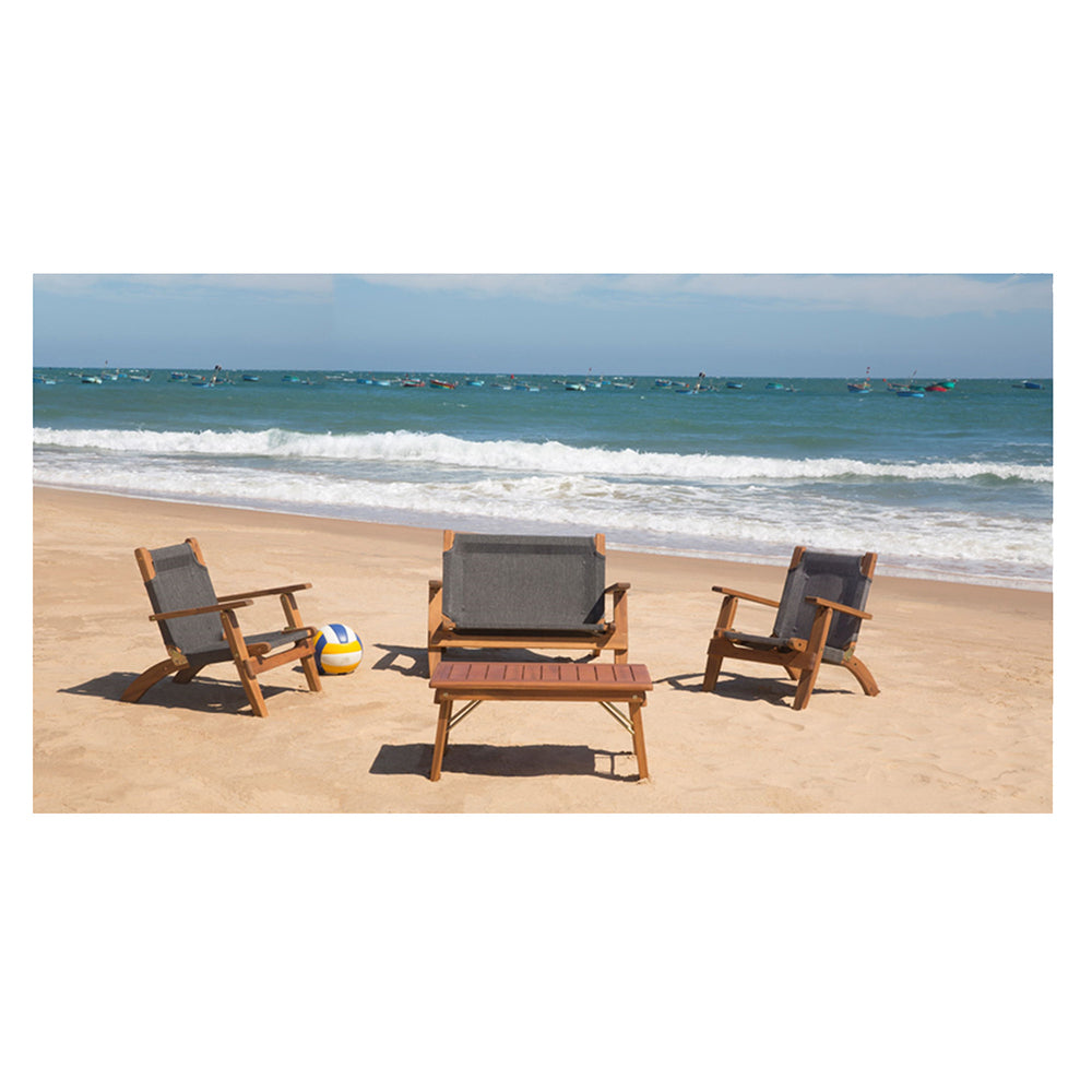 Kiara 4 Seater Acacia Wood Outdoor Lounge Set