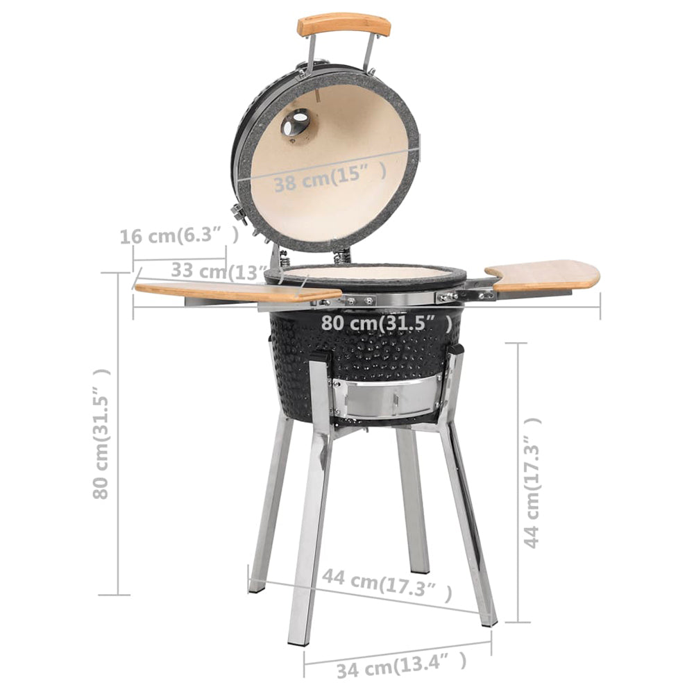 ChinFuSo Ceramic Barbecue Grill/Smoker - 81 cm Height