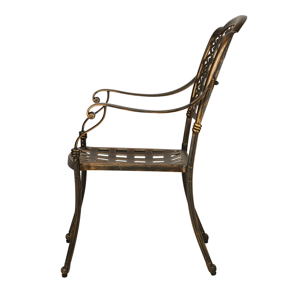 Asha 3pc Aluminium Outdoor Bistro Set