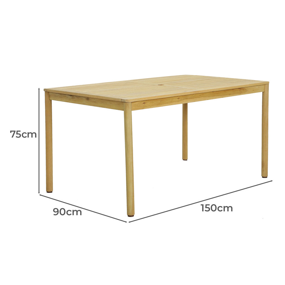 Tansy 4 Seater Dining Table & Bench Set