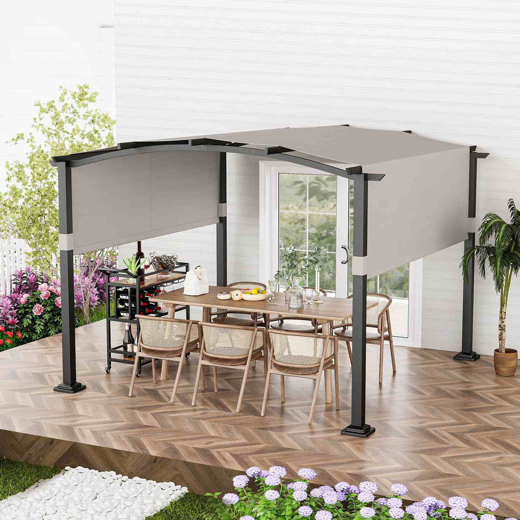 Falla Pergola w/Retractable Canopy 3 x 3m