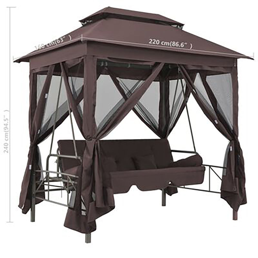 Cianna Luxury Outdoor Gazebo/Swing Chair/Sunbed - 4 Cols