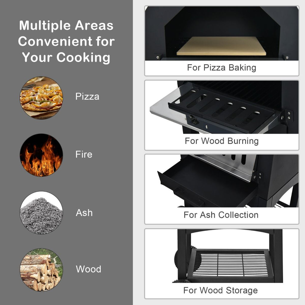 NEO 3-in-1 Wood Fired Pizza Oven /Grill /Smoker