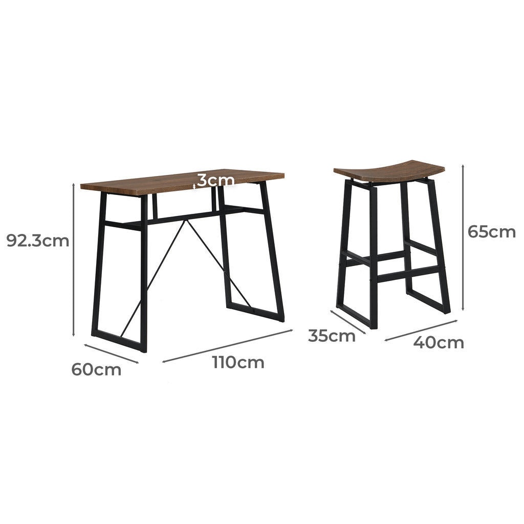 Fiesta 4 Seater Bar Table Set
