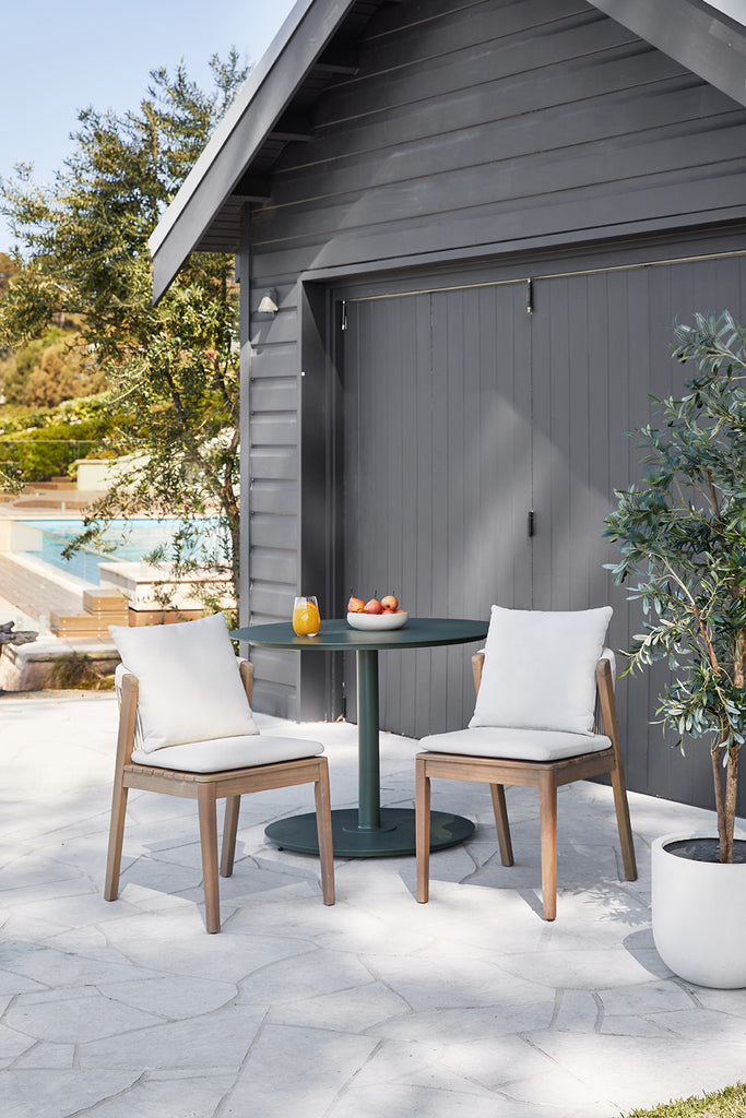 Monserrat 4 Seater Aluminium Dining Table & Chair Set