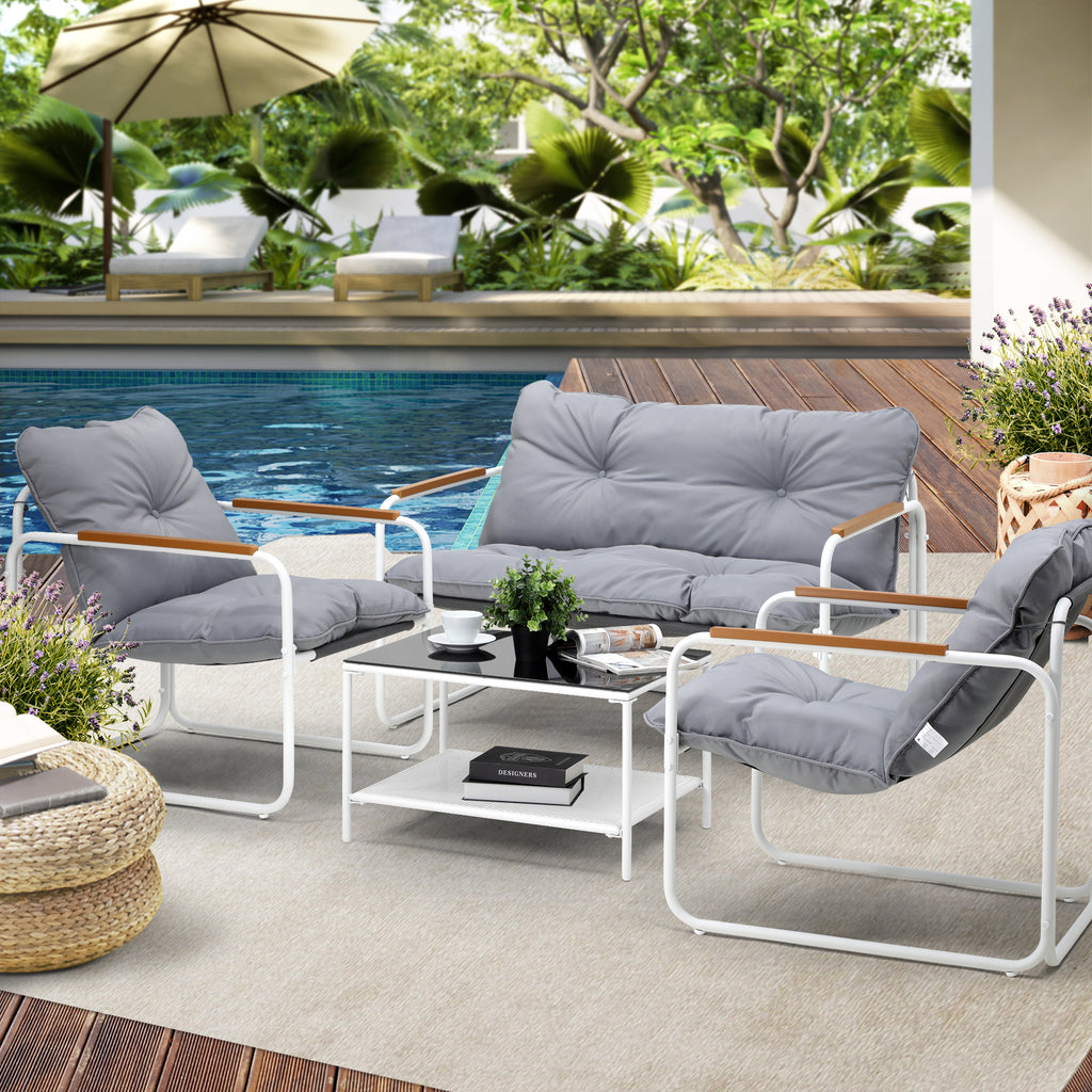 Clarion 4 Seater Outdoor Lounge Set