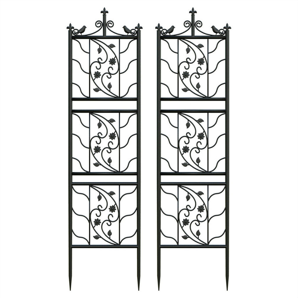 Ilana 2pcs Tall Metal Garden Trellis