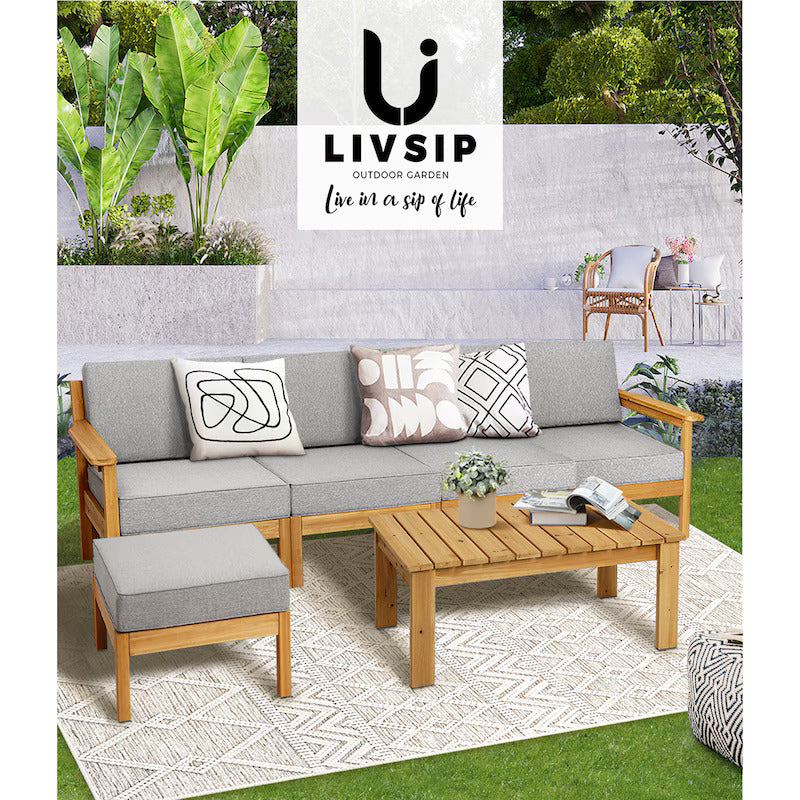 Samara 4pc Sofa Set for Garden & Patio