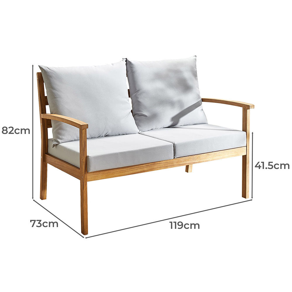 Cipriano 6 Person Outdoor Lounge Dining Set