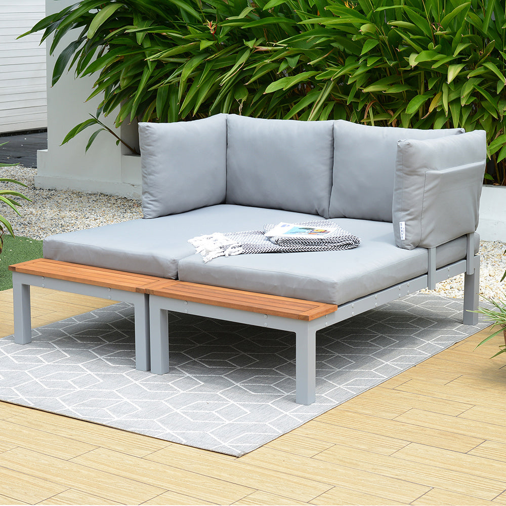 Charisse 4 Seater Outdoor Modular Lounge Set
