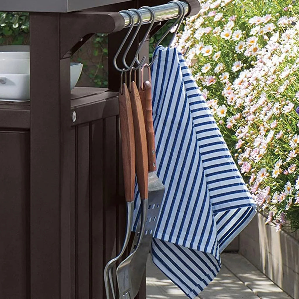 Rialto Outdoor BBQ Prep Bench & Storage Unit