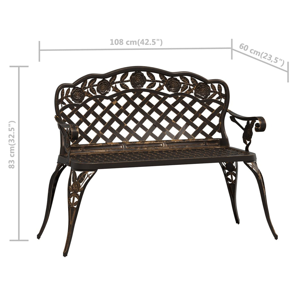Chiavari Garden Bench - 4 Cols