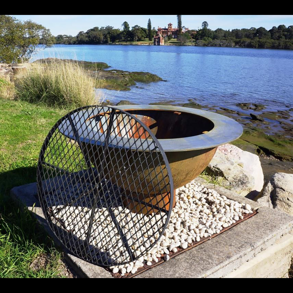The Osaka Firepit-Coffee Table-Hotplate-Grill