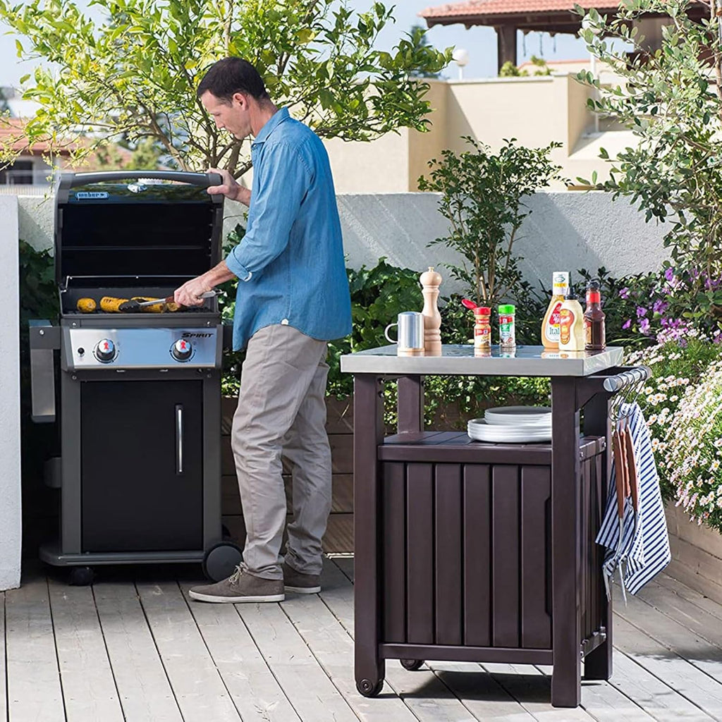 Rialto Outdoor BBQ Prep Bench & Storage Unit