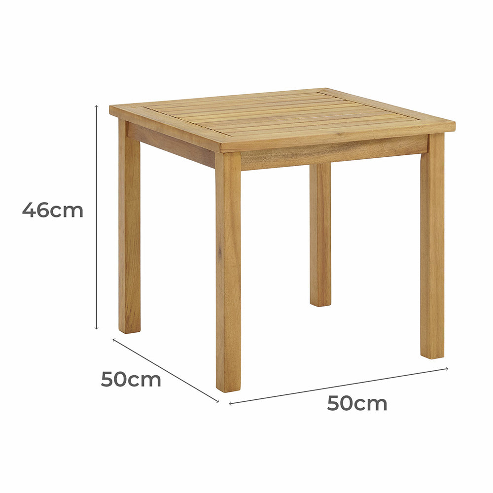 Santa Gabriela 3pc Acacia Wood Bistro Set