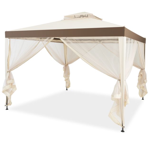 Socorro 3M X 3M Outdoor Canopy Gazebo w/Mosquito Netting