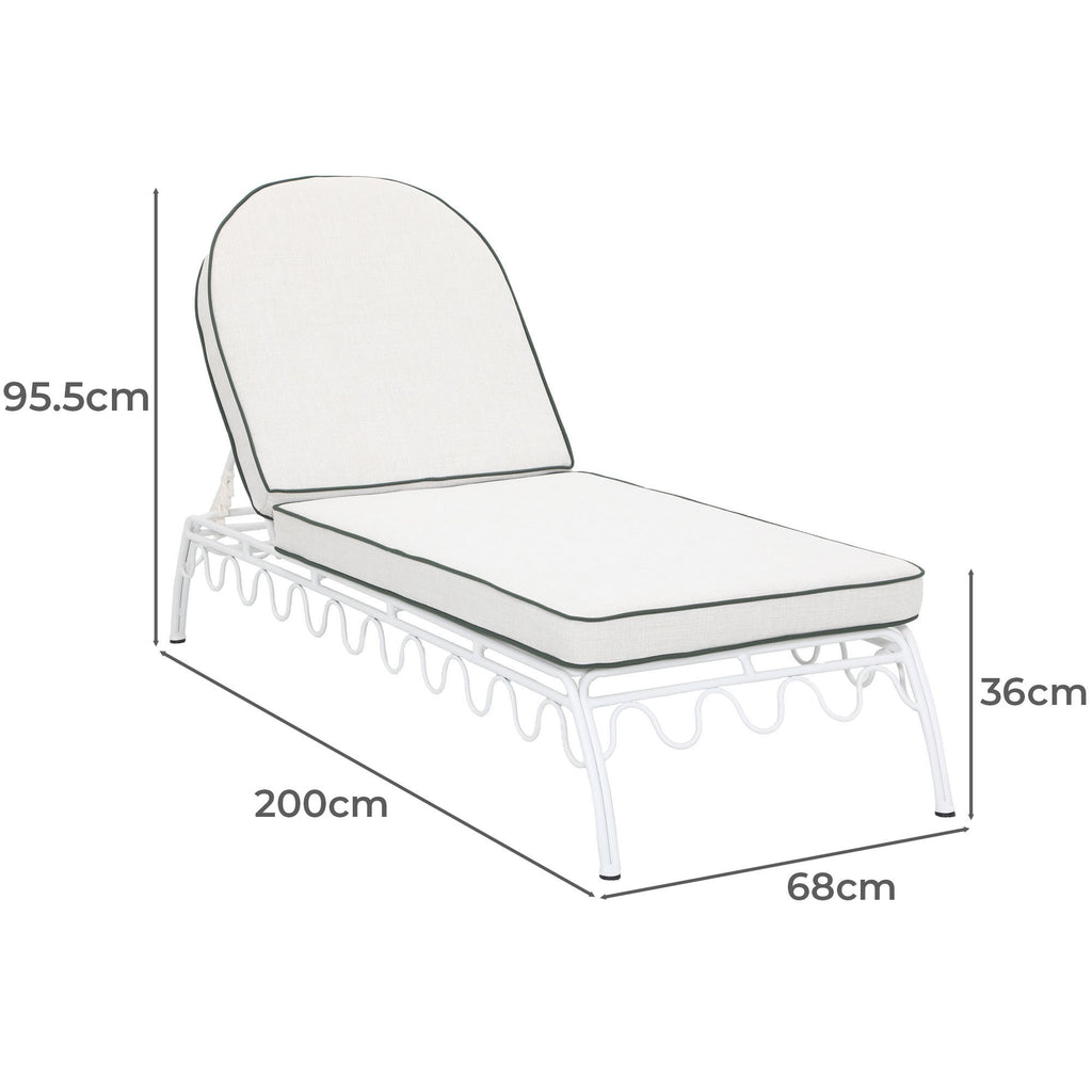 Bellatrix Steel Sun Lounge